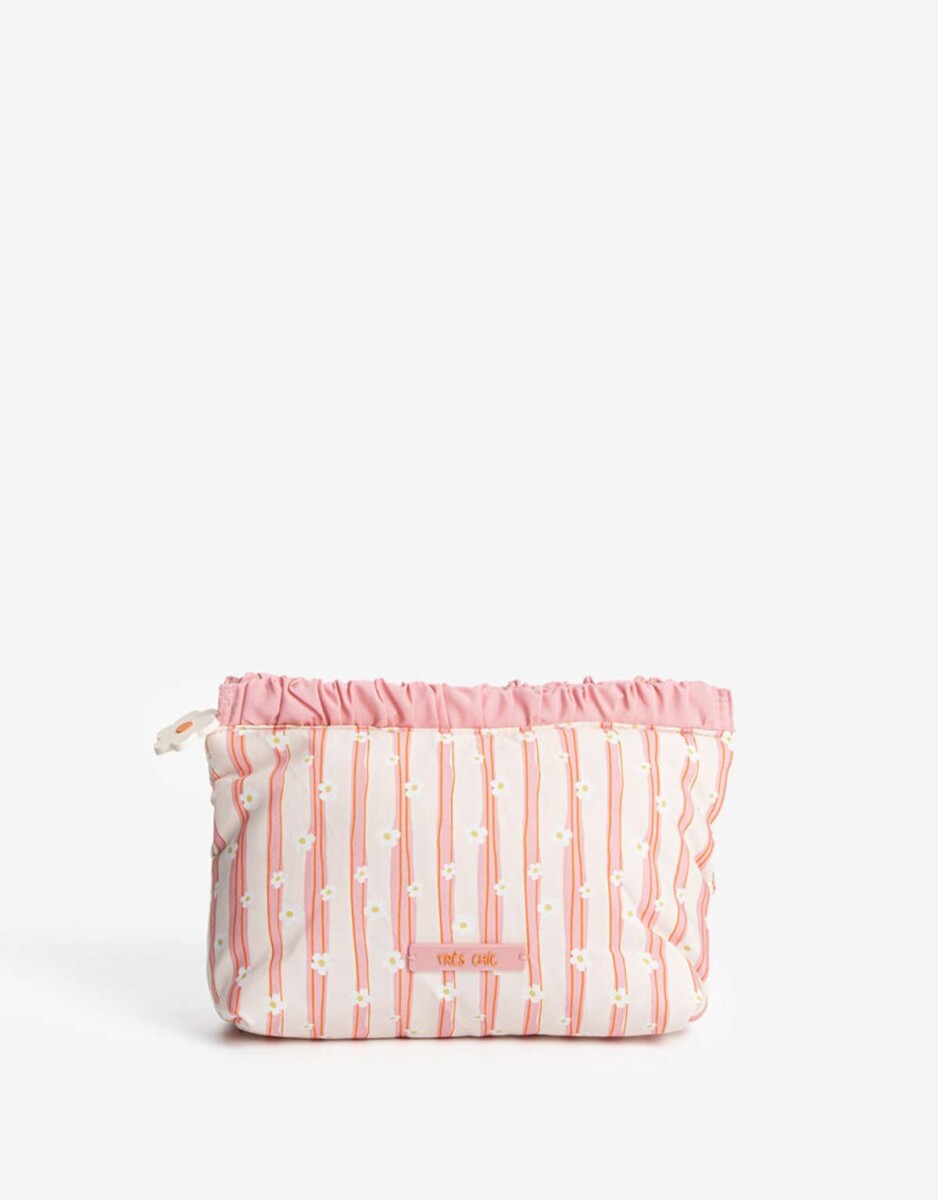Porta Cosméticos - Estampado Flores 