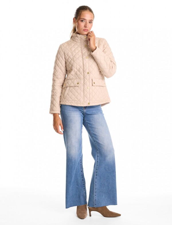 Campera Capitoneada BEIGE