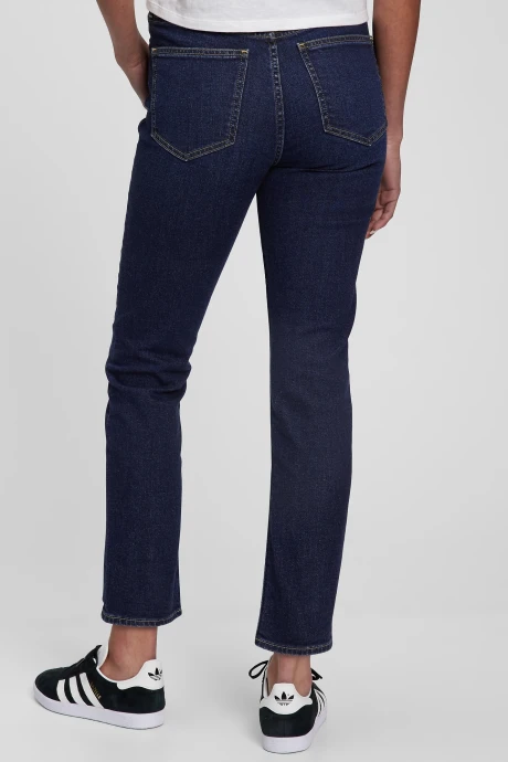 Jean Vintage Slim Tiro Alto Mujer Rinsed