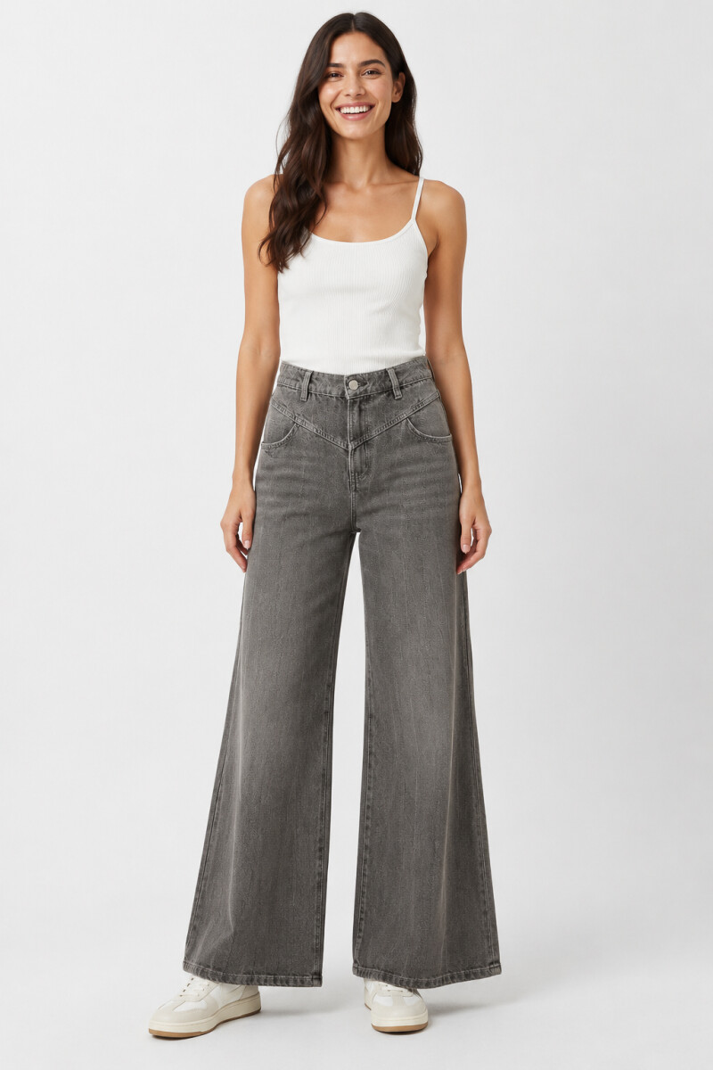 Pantalon Evara - Gris Claro 