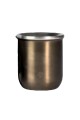 MATE TERRANO ACERO SICILIA MARRON METALIZADO