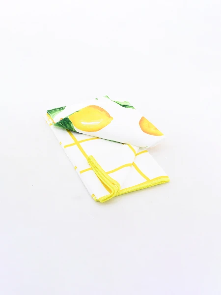 REPASADOR MICROFIBRA SET X2 AMARILLO