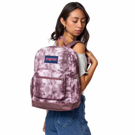 Mochila Escolar p/ Laptop Jansport Cross Town Plus Original Mahogany Haze White