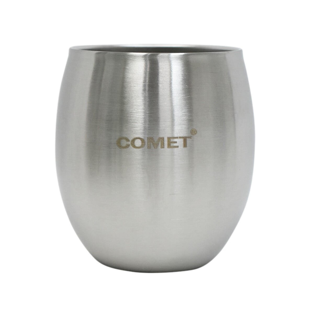 Mate Acero Inoxidable Doble Pared Comet Calidad - Plateado 