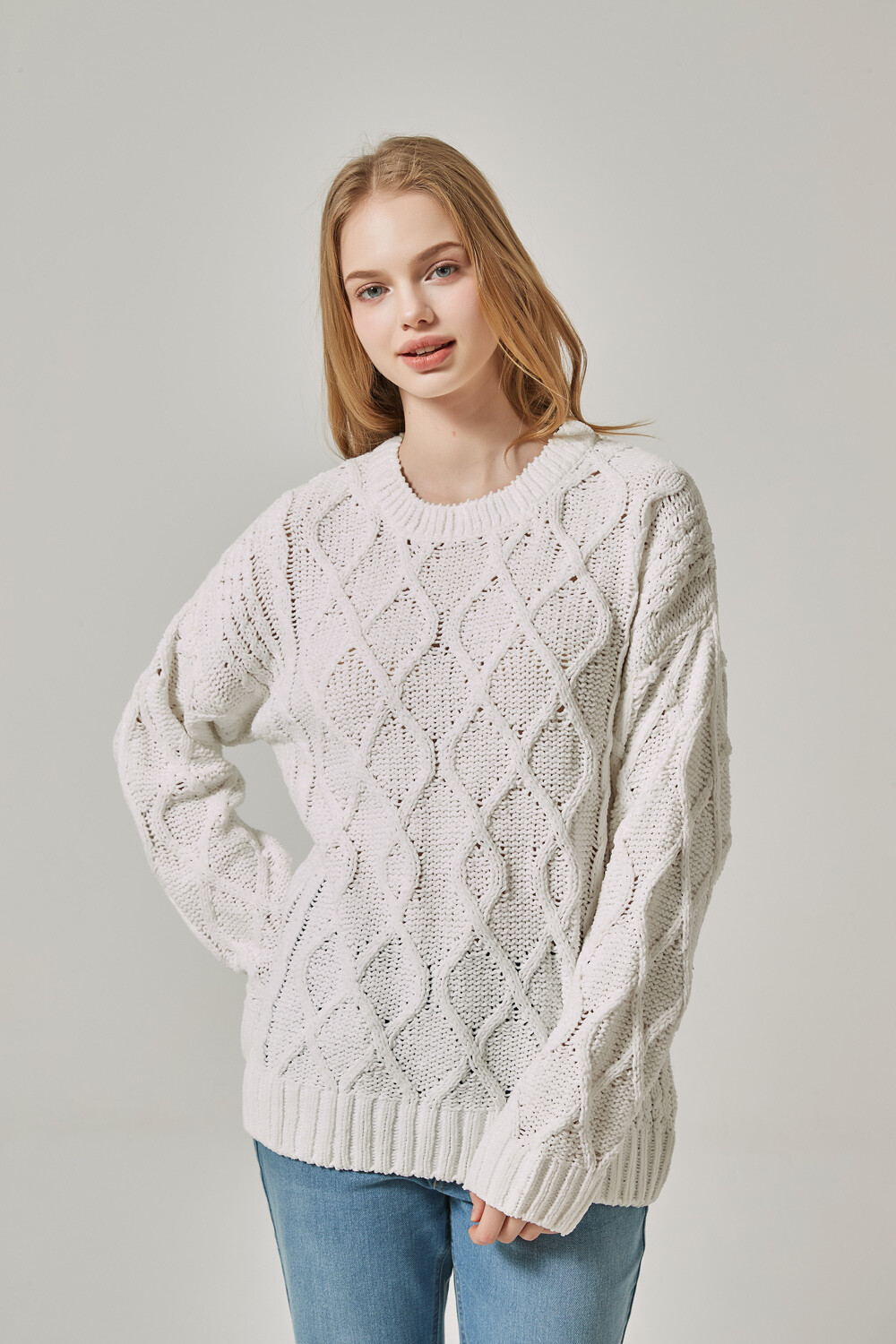 Sweater Loanina Marfil / Off White