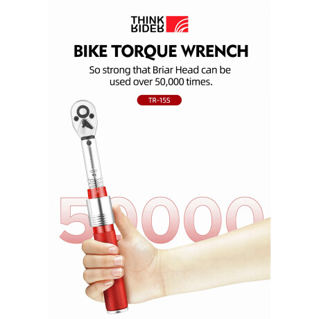 Thinkrider - Mini Llave Torque + 14 Puntas TR-15S - Aleación de Acero. 001