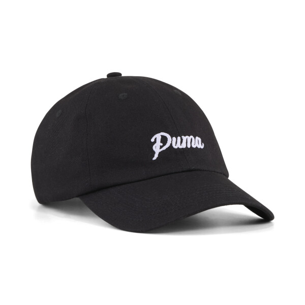 Gorro Puma ESS SCRIPT Dad Cap Hombre 027039 01 Negro