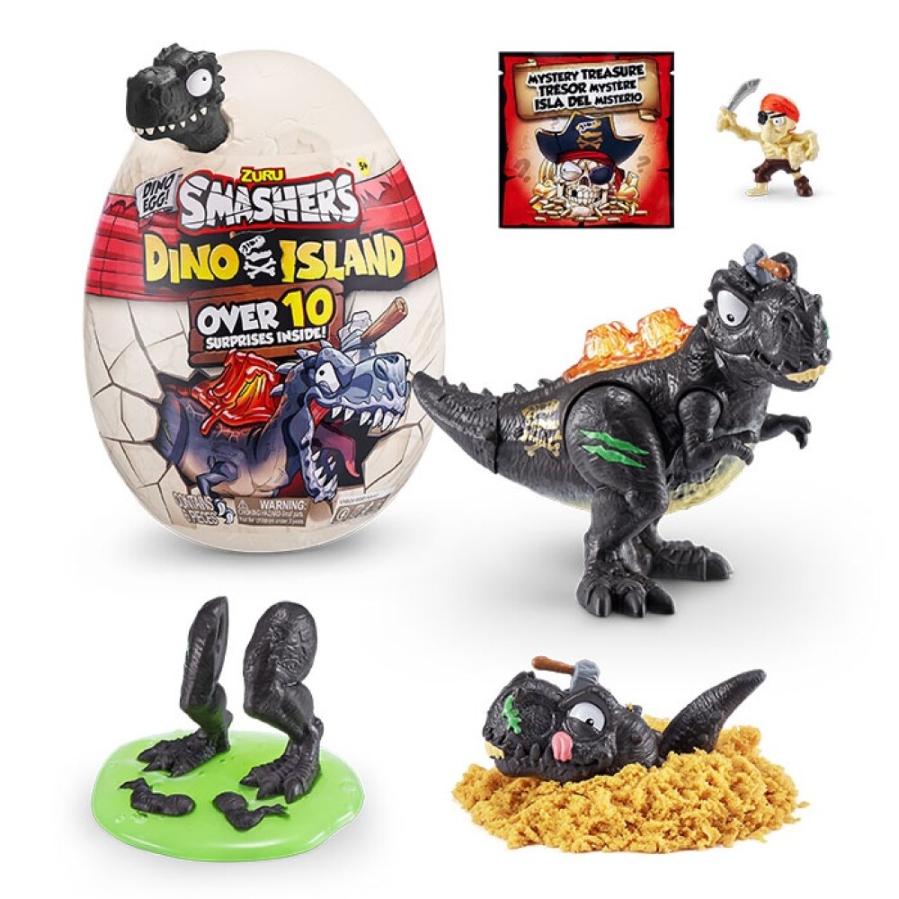 Smashers - Isla Dino Huevo Con + 10 Sorpresas SMASHERS - ISLA DINO HUEVO CON + 10 SORPRESAS
