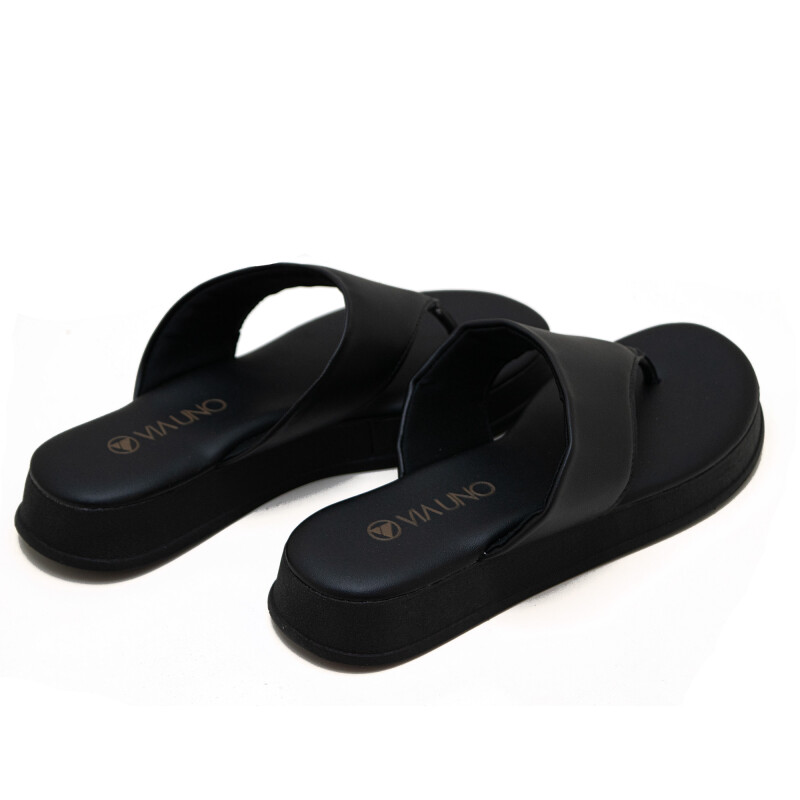 Sandalias - Via Uno - VIA UNO Sandalia Mujer de Mujer - 803124 Negro