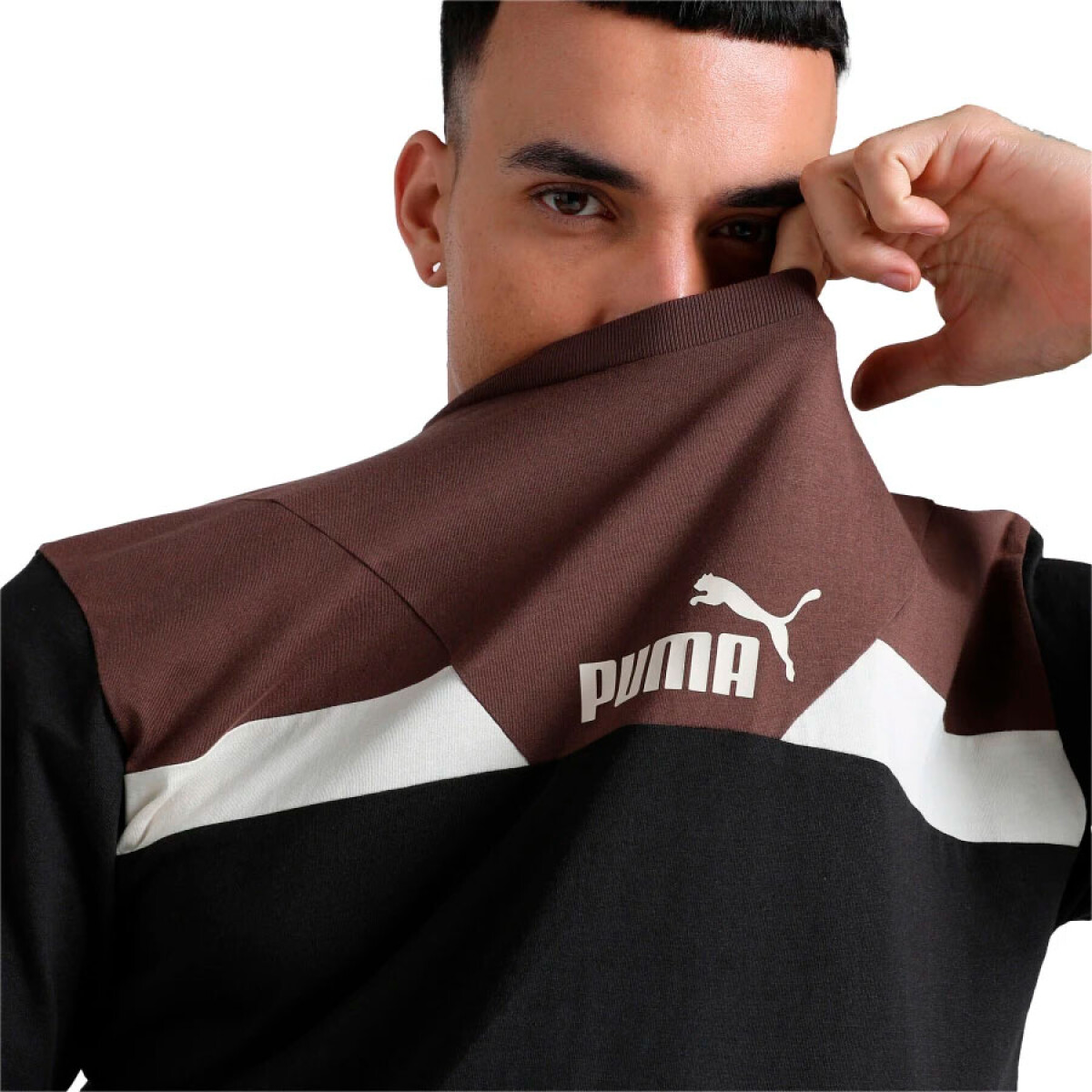 REMERA HOMBRE PUMA POWER COLORBLOCK TEE 