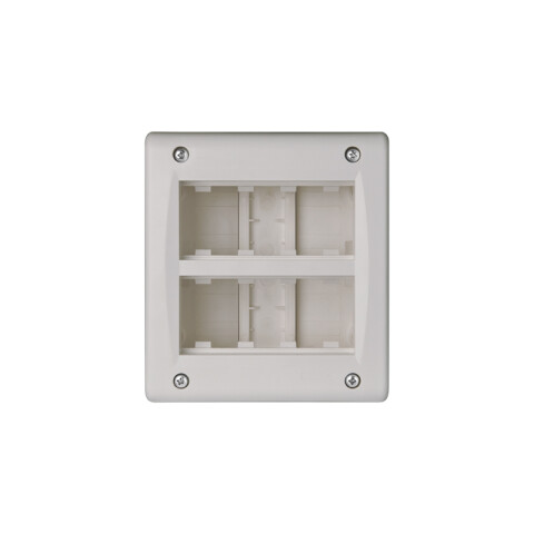 Caja ext. para 8 módulos (2x4) gris - Ave C55624