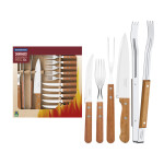 Juego para asado modelo CHURRASCO, 15 piezas -TRAMONTINA FER04957