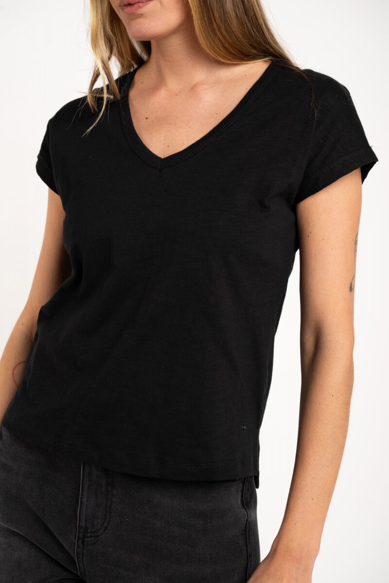 Remera Algodón Falame Negro