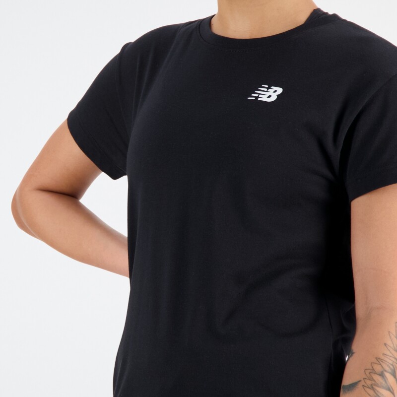 Remera New Balance de Dama - Relentless - WT33190BK BLACK