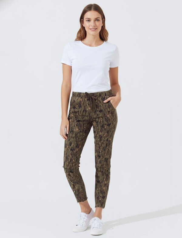 Jogger Printed OLIVA/MULTI