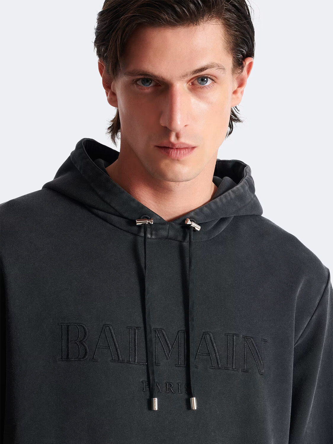 BALMAIN - HOODIE VINTAGE EMBROIDERED Alta Automática