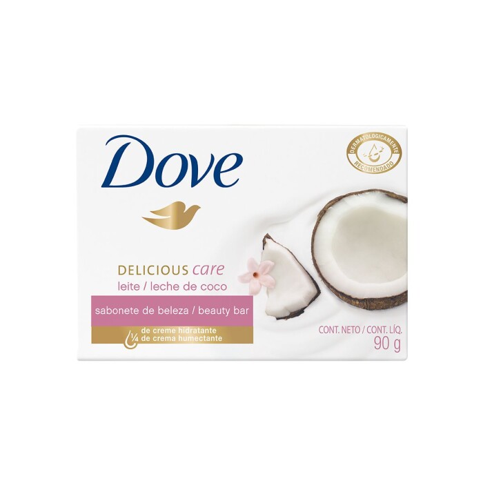 DOVE JABON LECHE DE COCO PAQ48 UNID. X 9 única