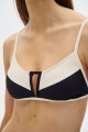 Bikini Top Creek Black/Cream