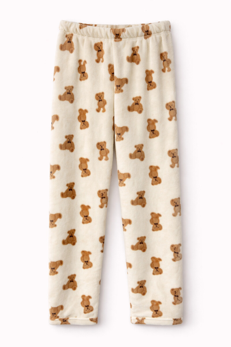 PANTALON PIJAMA ANA - BLANCO 