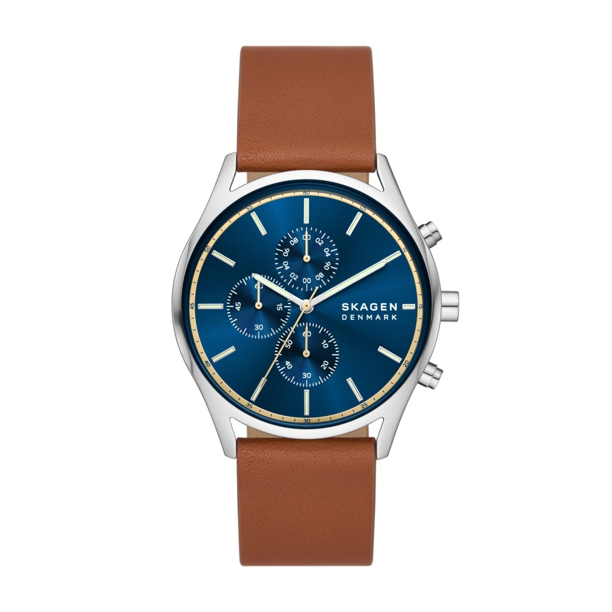 Reloj Skagen Clasico Cuero Marrón 