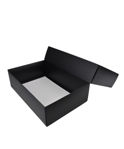 Caja laminada 08 - 20x30x9 cm NEGRO