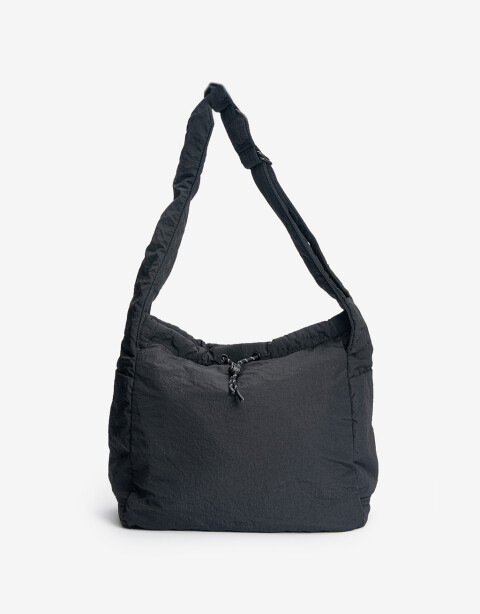 Saca Nylon Shopper Cona Sa De Hombro Regulable - Negro