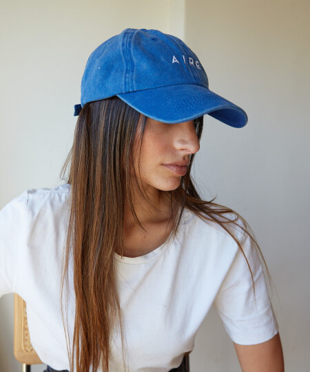 GORRA AIRE CAP LOGO WASHED BLUE