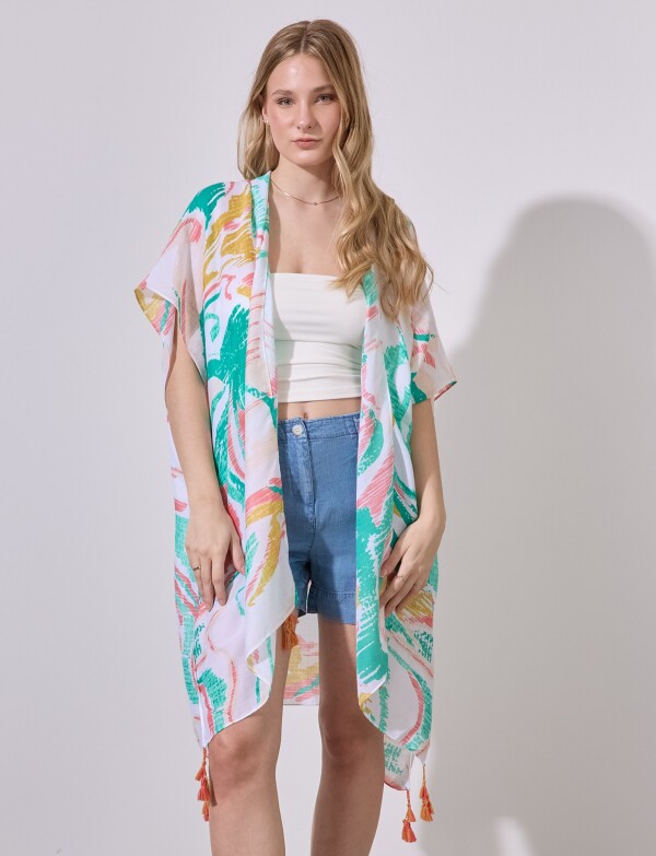 Kimono Summer MULTI/CORAL