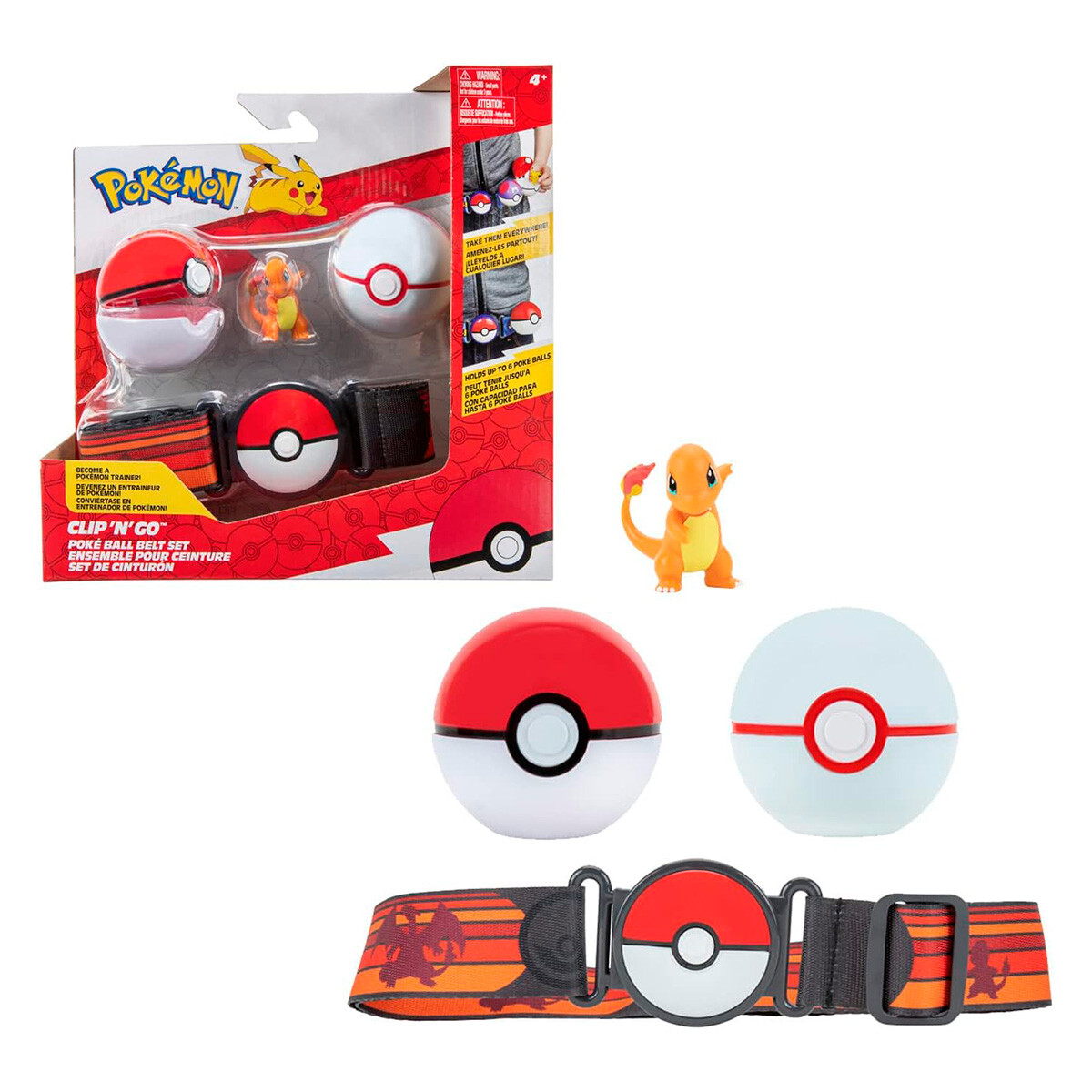 Juguete POKEMON Cinturon + Pokebolas + Figura Cubone Original - Mundo  Peluche y Más