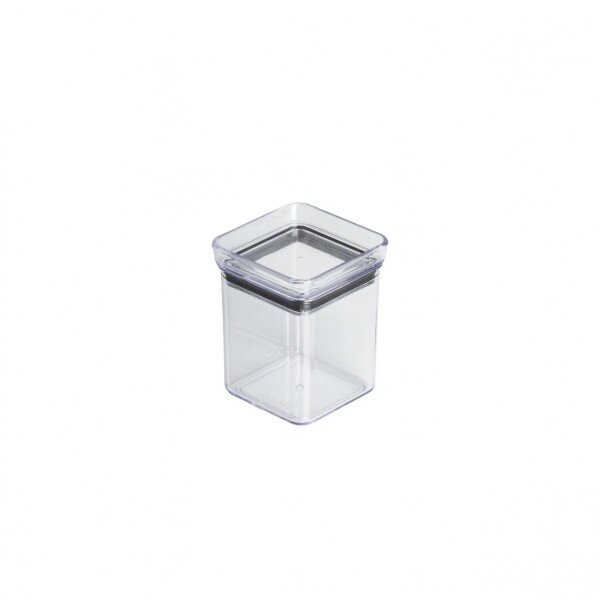 MINI POTE LUMINI CUADRADO 180 ML TRANSPARENTE