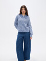 Cardigan Nerua Celeste Grisaceo