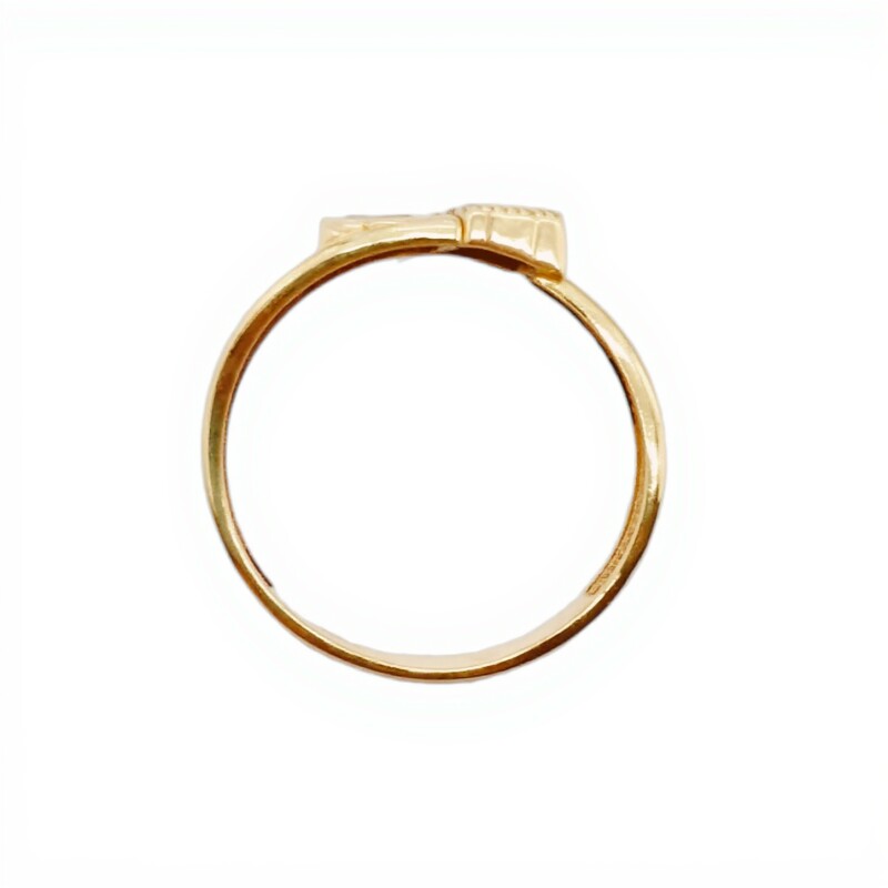 Anillo Toi et Moi -Oro bajo-Piedra Zirconia-AN8214 conpiedra