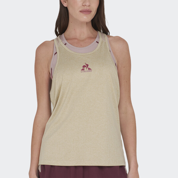 Musculosa Le Coq Sportif Sporty Training Beige