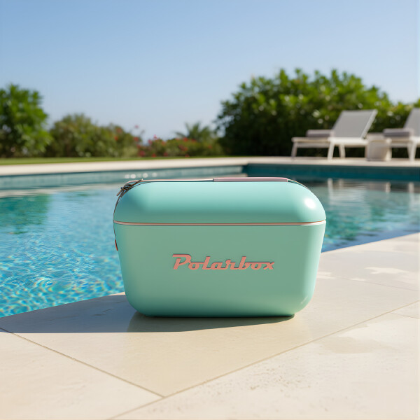 Conservadora Hielera Vintage 20L Litros Latas Hielo Polarbox Color Verde