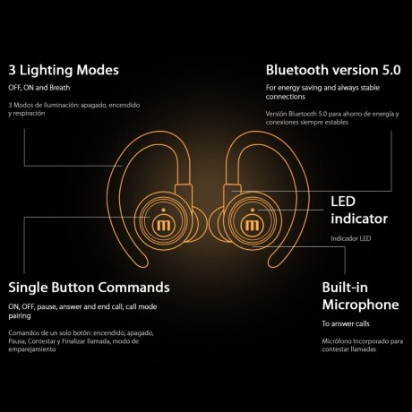 Auriculares deportivos Maxell Halo V01