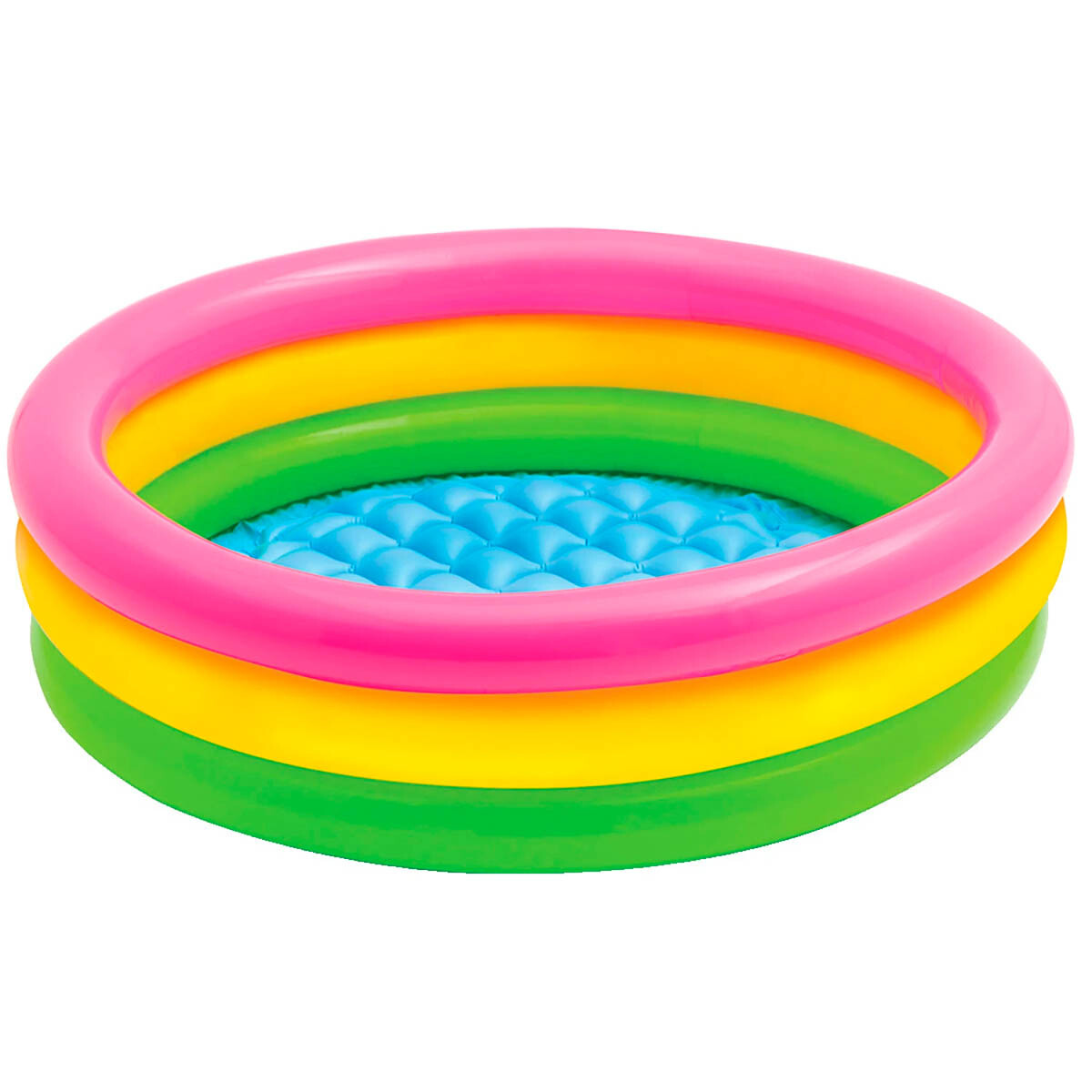 Piscina Intex Inflable 3 Aros 68 L Fondo Acolchonado - Inx058924 