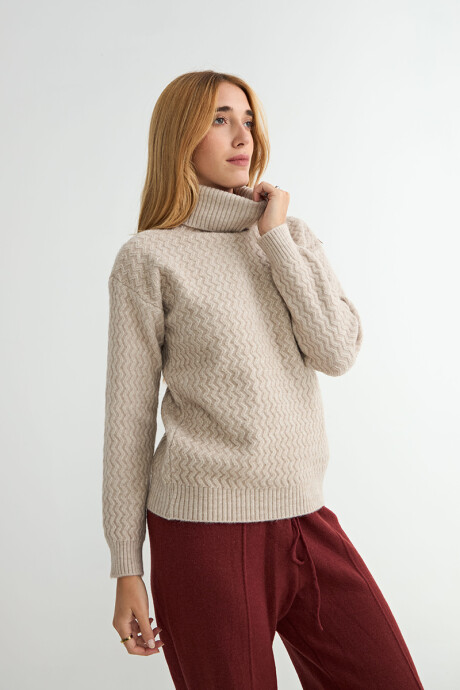 POLERA BETULA BEIGE