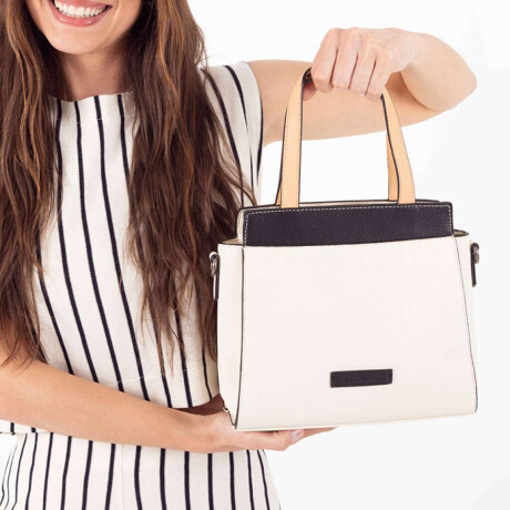 Cartera Los Angeles Crudo Negro y Nuez