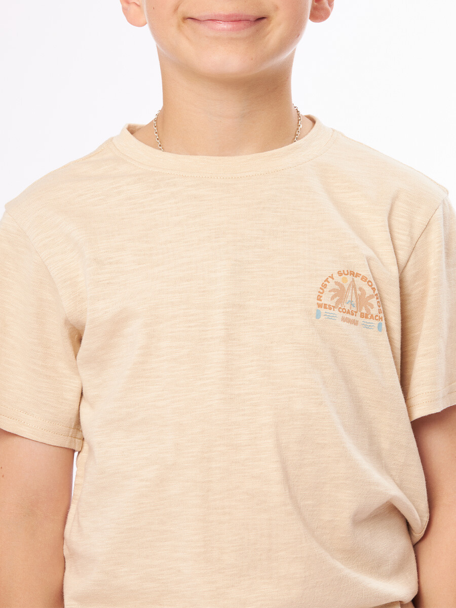 T-SHIRT AKOS TEEN RUSTY - Ocre 