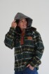 Buzo Crazy Bear Verde / Gris