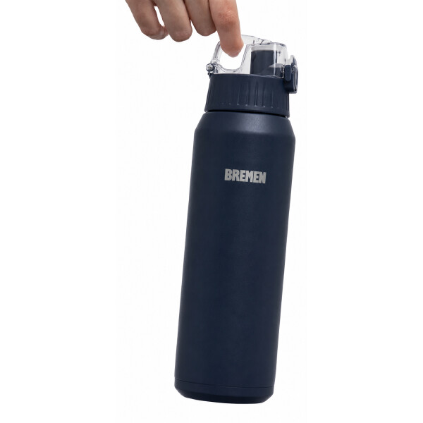 Botella Termica Deportiva 600 Ml Acero Inoxidable AZUL
