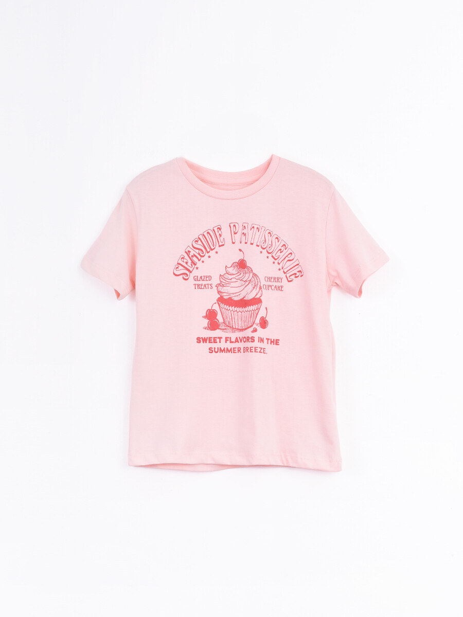 REMERA ELAINA COQUETTE - CORAL 