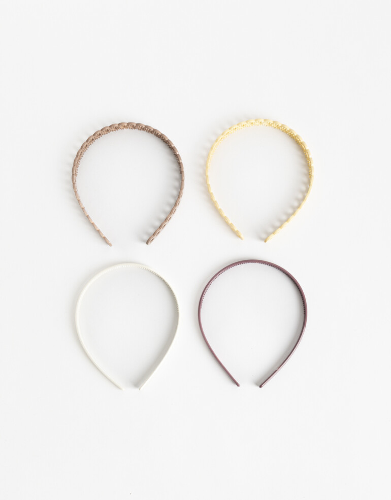 Vinchas Sets Acrilico Sets De Vinchas - Combinacion Bicolor