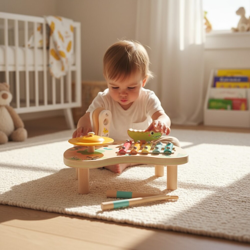 Set instrumentos musicales madera HIPANDO Set instrumentos musicales madera HIPANDO