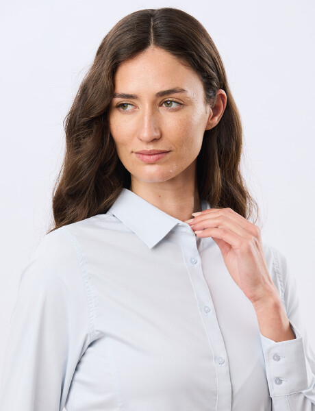 CAMISA LISA Celeste