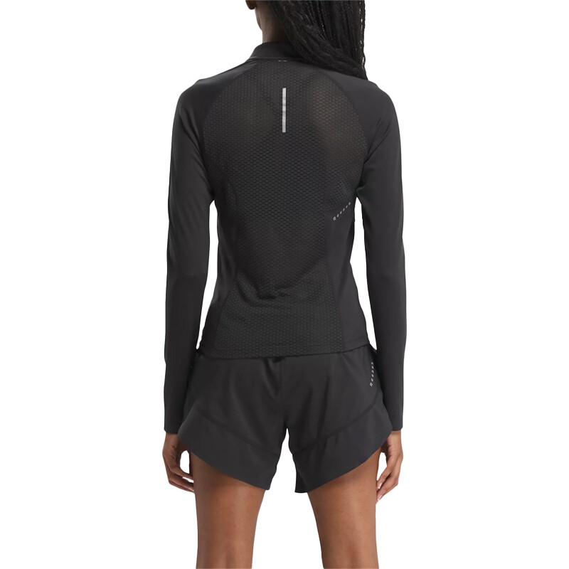 Buzo Reebok 1/4 ZIP Negro