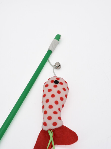 VARITA PARA GATO PEZ 47 CM MULTICOLOR.