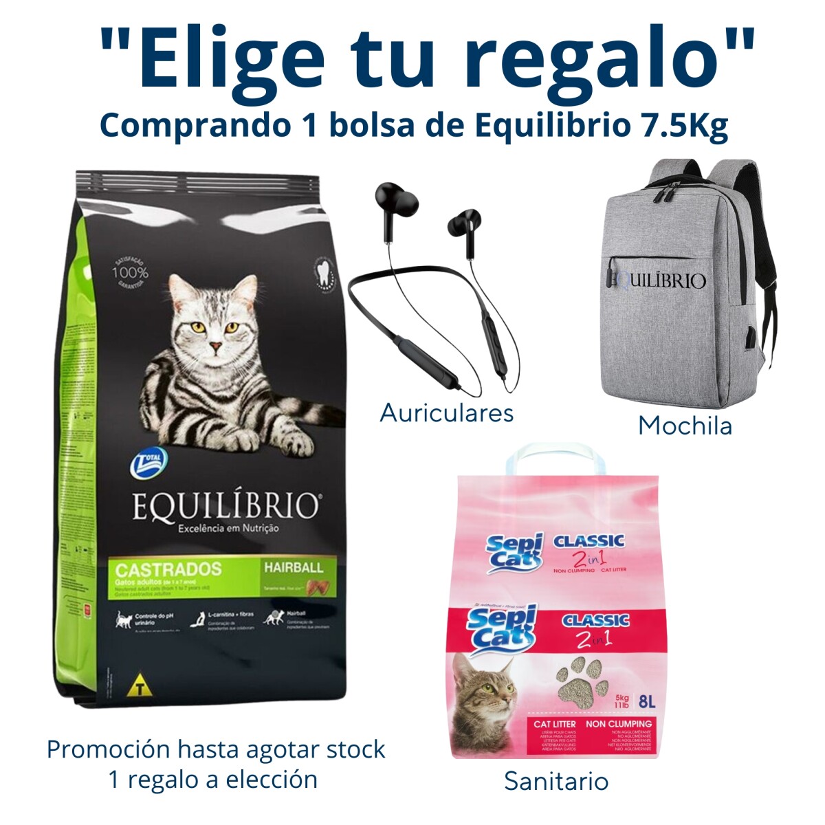 Equilibrio Gato Castrado 7.5 Kg 