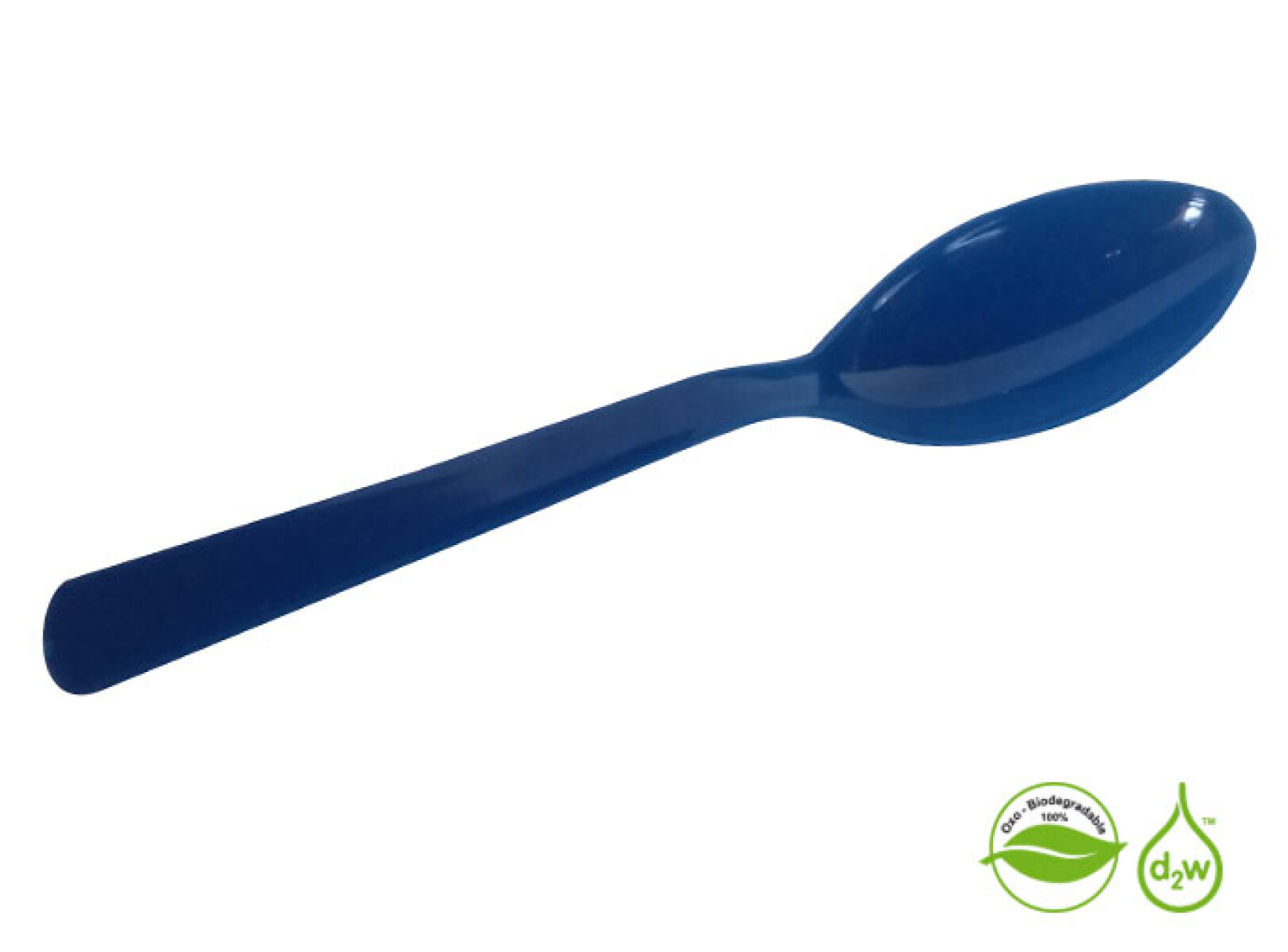 Cuchara Biodegradable x10 Unidades - Azul 