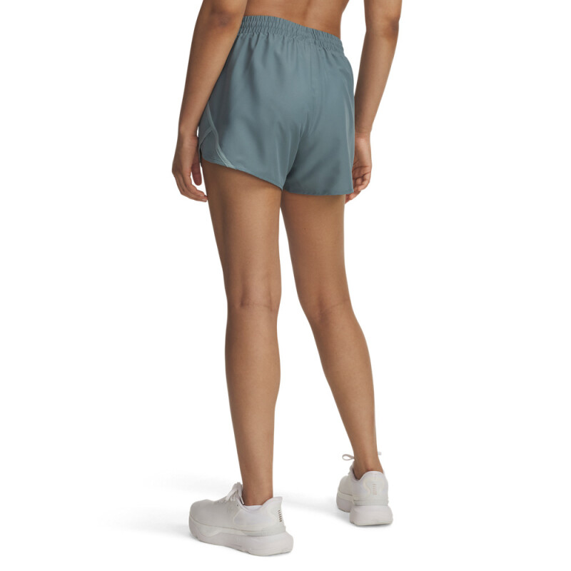 UA Fly By 3'' Shorts-RED BLU-587